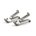 thumbnail image 2 of InStyleDesign  Pair of Brackets for 3/4 inch Rod satin nickel Satin, Nickel Finish, Silver Finish, 2 of 3