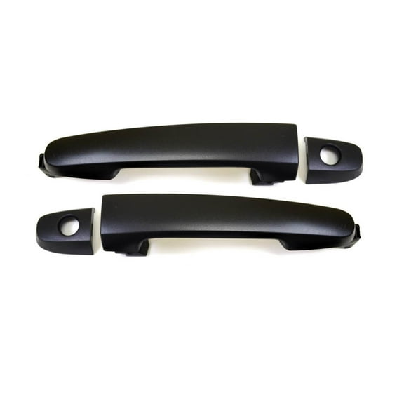 TO-3180A-FP - for Select Toyota Pontiac Models Outside Door Handle, Textured Black - Front Left/Right Pair Fits select: 2003-2013 TOYOTA COROLLA, 2001-2012 TOYOTA RAV4