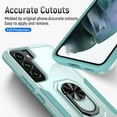 thumbnail image 6 of Full Body Protective Phone Case for Galaxy S22 Plus Case, Heavy Duty Shockproof Cover Samsung Galaxy S22 Plus Case [Dual Layer][Hard PC Back],Built in Finger Ring Stable Magnetic Ring Kickstand, 6 of 8