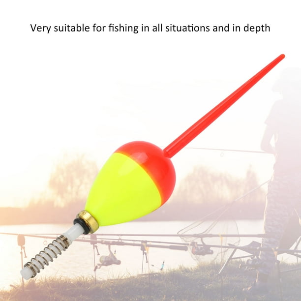 BuyWeek Slip Floats For Fishing,2pcs Foam Fishing Floats And Bobbers  Weighted Slip Bobbers Oval Stick Floats For Crappie Fishing,Fishing Floats  And