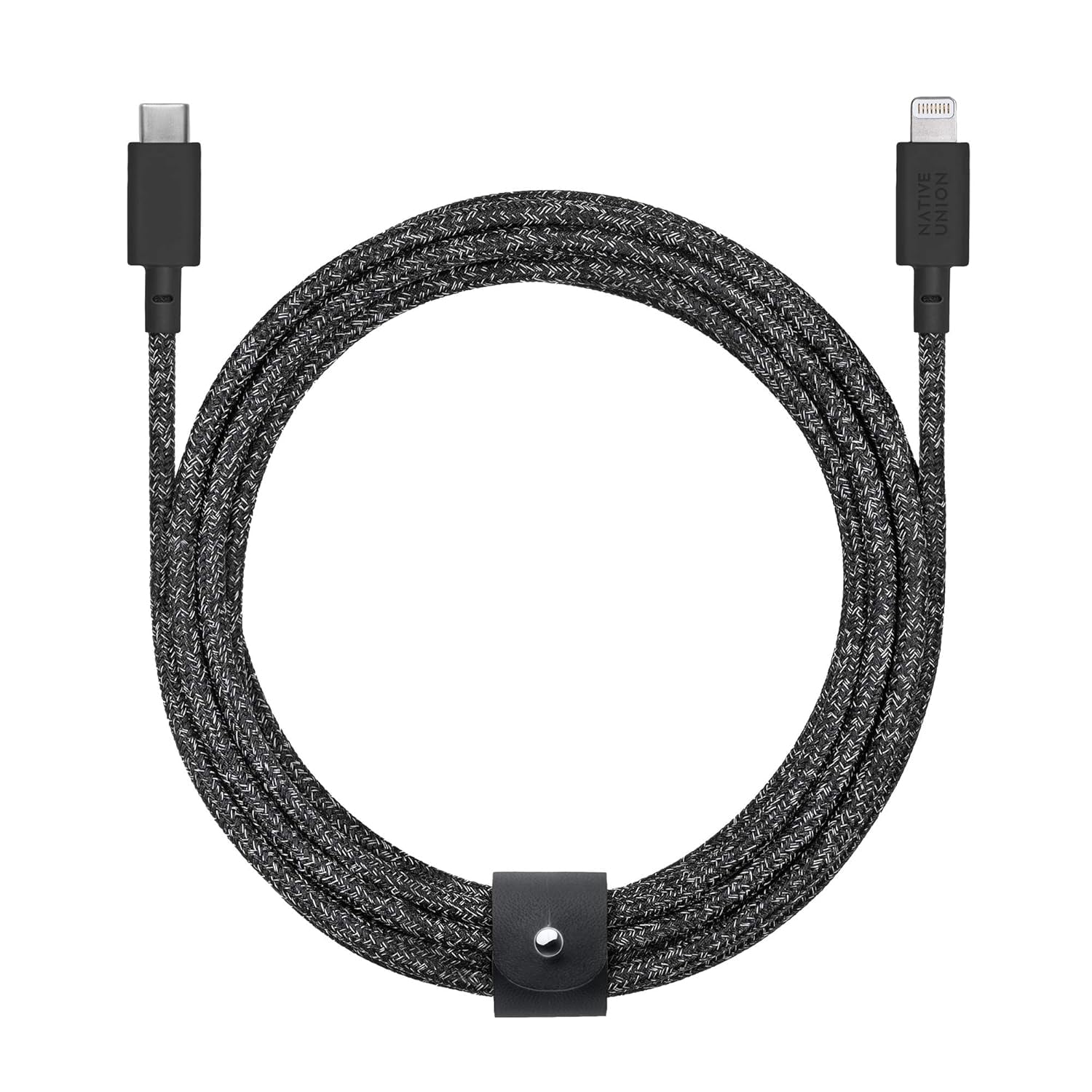 Native Union Belt Cable XL USB-C - 10ft Ultra-Strong Reinforced Charging Cable for iPhone 13 and earlier(Cosmos)