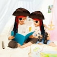 thumbnail image 6 of 4E's Novelty Halloween Pirate Hat Set with Dreadlocks, Eye Patch, and Earring, 6 of 8