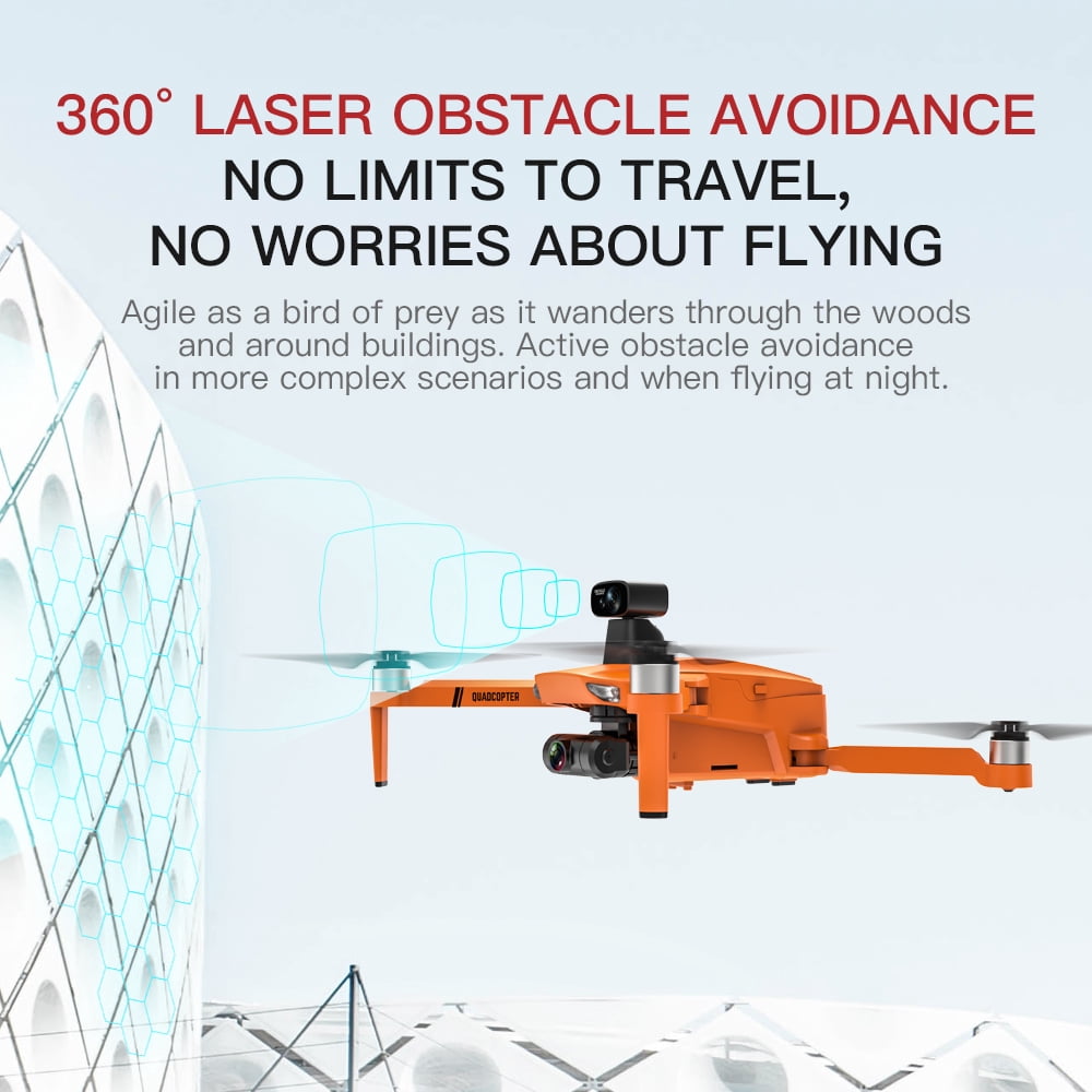 Drone Aerial Photography 360 Degree Laser Obstacle Avoidance Remote Control Aircraft Drone Quadcopter Toy