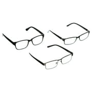 M+ Mens 3-pack Reading Glasses - Oliver/Birch/Frazier +3.00