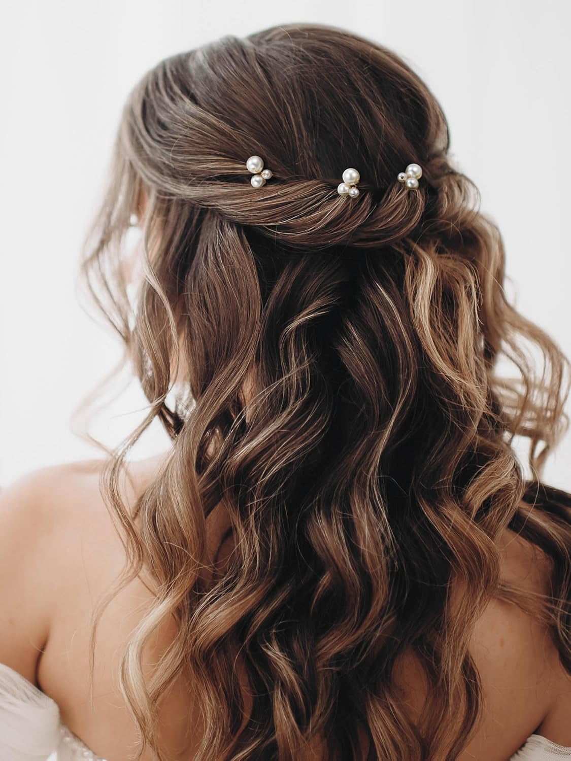 Bridal Hair Pins Pearl Headpiece for Brides and Bridesmaids - Wedding Hair Clips and Pieces