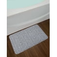 thumbnail image 2 of Geometric Bath Mat, Polka Dots Connected with Thin Vertical Stripes, Plush Bathroom Decor Mat with Non Slip Backing, 29.5" X 17.5", Purpleblue Dimgray, by Ambesonne, 2 of 2