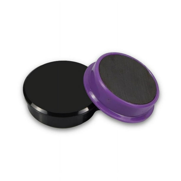 Pizarra magnética plana con borde de partículas de color de 31 mm, pizarra blanca de plástico redonda de 3,1 cm con hebilla magnética