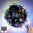 thumbnail image 5 of Solar-Powered LED String Lights with Copper Wire, Starry Fairy Lights for Christmas, Holiday, and Outdoor Decor, Waterproof, 8 Modes, USB/Battery Backup, Perfect for Garden, Patio, or Party, 5 of 9