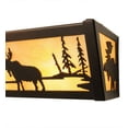 thumbnail image 6 of Meyda Tiffany 200615 Moose At Lake 24" Wide Bath Bar - Bronze, 6 of 6