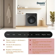 Dessiz Compact Laundry Dryer - Grey