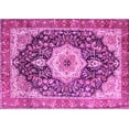 thumbnail image 1 of Ahgly Company Indoor Rectangle Medallion Pink Traditional Area Rugs, 4' x 6', 1 of 4