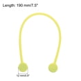 thumbnail image 2 of Magnetic Cable Clips 7.5 Inch x 0.6 Inch Yellow for Home, Kitchen, Office, 6 Pcs, 2 of 5