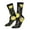 2 Black-1, variant on Lavender Flowers Print Adult Socks for Men & Women,Calf Socks, Ankle Socks,Boots Socks,Breathable Casual Sock,Unisex Crew Socks