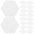 thumbnail image 4 of KAKOWELY 300Pcs Practical Drawing Patchwork Tool for Artists with Hexagonal Design and White Color, 4 of 7