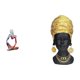 thumbnail image 1 of Estatua de resina,Figura ornamental de resina con estatua de un pensador sentado,Escultura abstracta,decoración para el hogar,moderna y creativa,Estatua de mujer africana,Estatua de mujer, 1 of 8