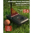 thumbnail image 4 of Cofiyard Portable Basketball Hoop 4.3ft-10ft Adjustable Height,44 Inch Impact  Shatterproof Backboard Basketball Goal System with Extra Sandbag, Outdoor & Indoor Use, 4 of 7