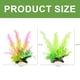 thumbnail image 2 of Decoración de plantas de plástico para pecera, 2 piezas, plantas acuáticas de algas artificiales para acuario., 2 of 5