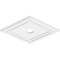 thumbnail image 2 of 26"W x 17 3/8"H x 3"ID x 9"C x 1"P Diamond Architectural Grade PVC Contemporary Ceiling Medallion, 2 of 11