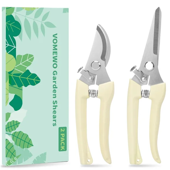 PURELY- Ergonomic Garden Shears With Serrated Blades For Effortless Pruning 80 Charac...