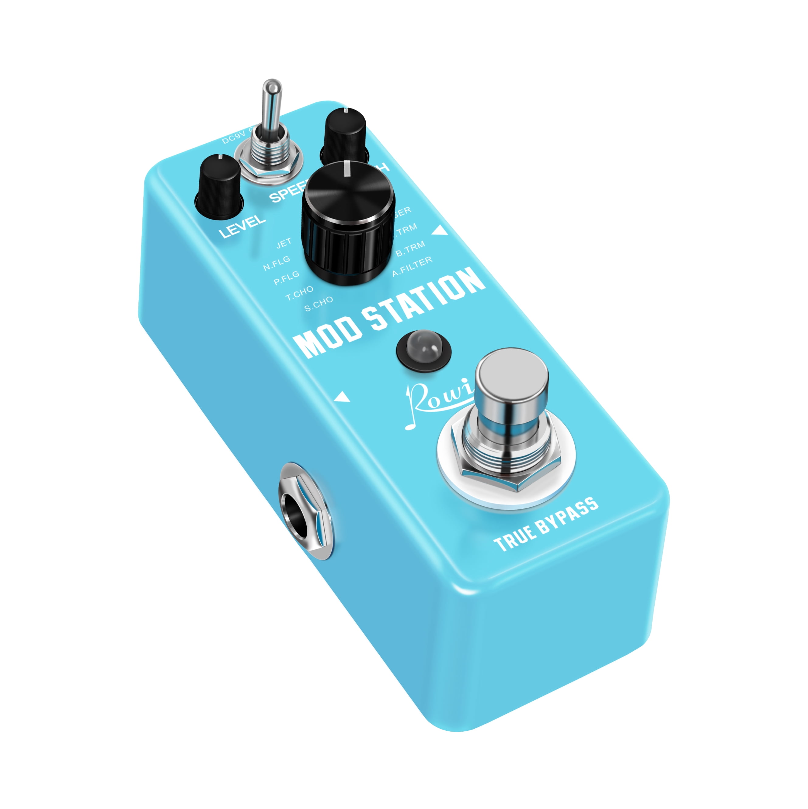 Rowin Mod Station 11 in 1 Digital Modulation Guitar Effects Pedal True Bypass LEF-3808