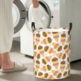 thumbnail image 4 of Goofa Cute Ice Cream Printed Circular Hamper,Laundry Basket with Handles,Storage Baskets Foldable,Large Capacity Laundry Hamper-, 4 of 8