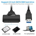 TSV SATA to USB Cable, TSV USB 3.0 to 2.5'' SATA III Hard Drive Adapter