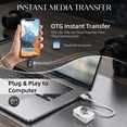 thumbnail image 5 of Mini Digital Camera Keychain Design, Retro Style, 1MP Photos, 1080P Video, 1.47-Inch Rotating Screen, Built-in Flash, White., 5 of 10