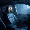 thumbnail image 6 of 11x10.2 Inch Horror Ghost Print Car Headrest Cover, Spooky Zombie Demon Face Auto Seat Head Pillow Protector for Halloween Vehicle Interior Decor, 6 of 7