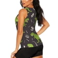 thumbnail image 3 of Fotbe Dinosaur Skeleton Womens Loose Fit Casual Flowy Slim-Fit Tank Tops Athletic Round Neck Trendy Sleeveless Summer Tops for Gym and Yoga-Large, 3 of 7