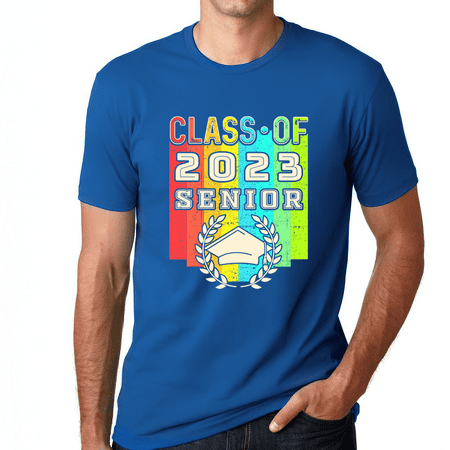 Class of 2023 Senior 23 Shirt High School Graduation Party Mens Shirt ...