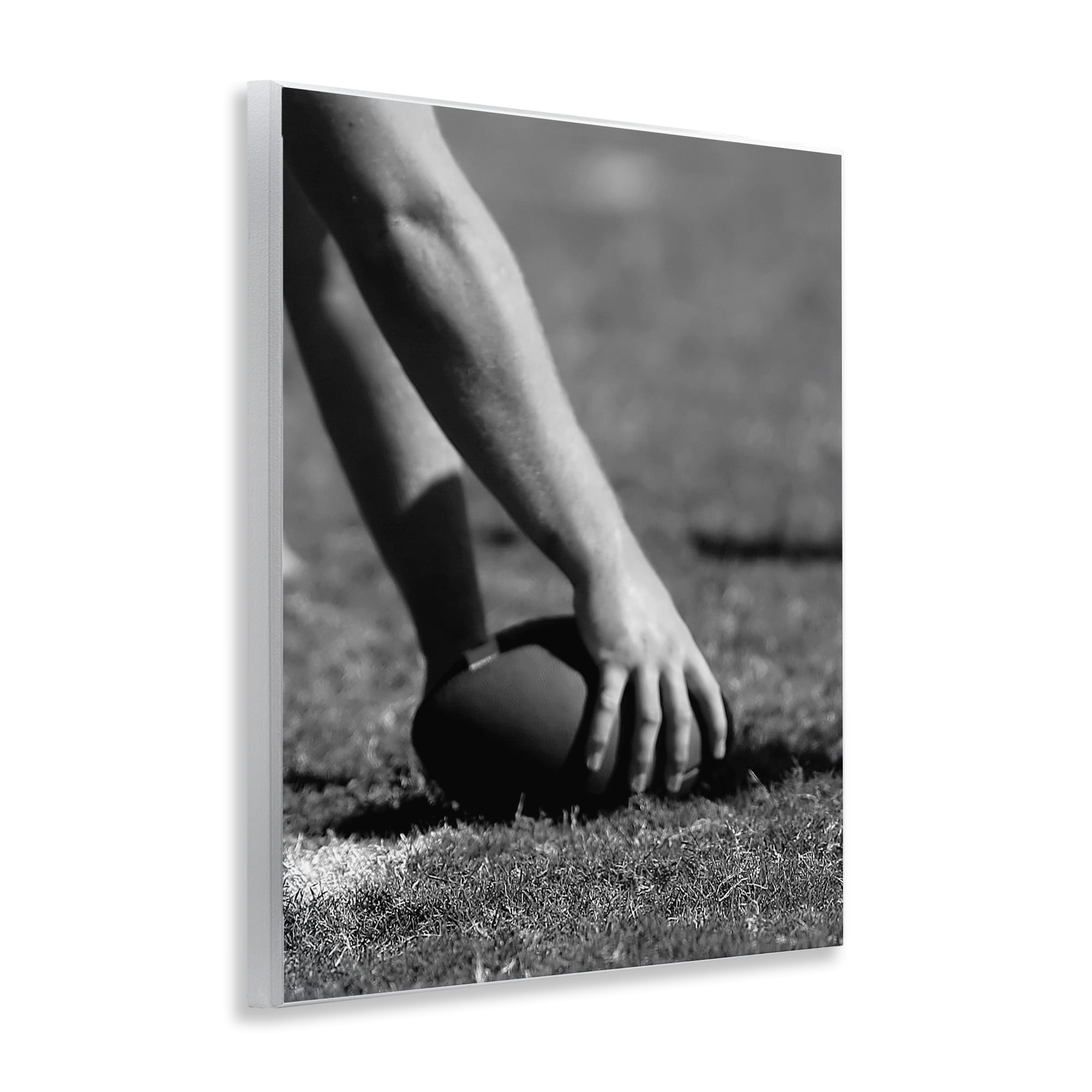 Stupell Industries Football Hike in Action Wall Plaque Art, design by Marcus Prime