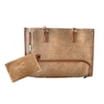 thumbnail image 4 of Bolsa de trabajo para portátil con compartimento aislante para el almuerzo, bolsa de trabajo para ordenador, lonchera de piel sintética para viajes de, 4 of 8