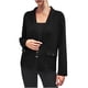 thumbnail image 2 of Pntutb Moda Mujer Manga Larga Sólido Turndown Collar Botón tops Trabajo Blusa Rollbacks Pntutb Pntutb-3421, 2 of 7