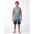 thumbnail image 3 of Reebok Boys Swim Trunks with Elastic Drawstring Waistband and UPF 50+ Protection, Sizes 4-18, 3 of 7
