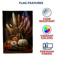 thumbnail image 5 of America Forever USA Autumn Bounty Thanksgiving House Flag 28 x 40 inch Double Sided Large Fall Flags for Yard, Outside, Patriotic Autumn Harvest Flag for Thanksgiving Outdoor Decors, 5 of 5