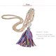 thumbnail image 5 of Qarigey Mujeres Hombres Collar Borla Cuenta Suéter Decorativo Colgante Elegante Cuello Joyería Con Cuentas Vestir Ropa Decoración Accesorios de disfraces Amarillo, 5 of 6