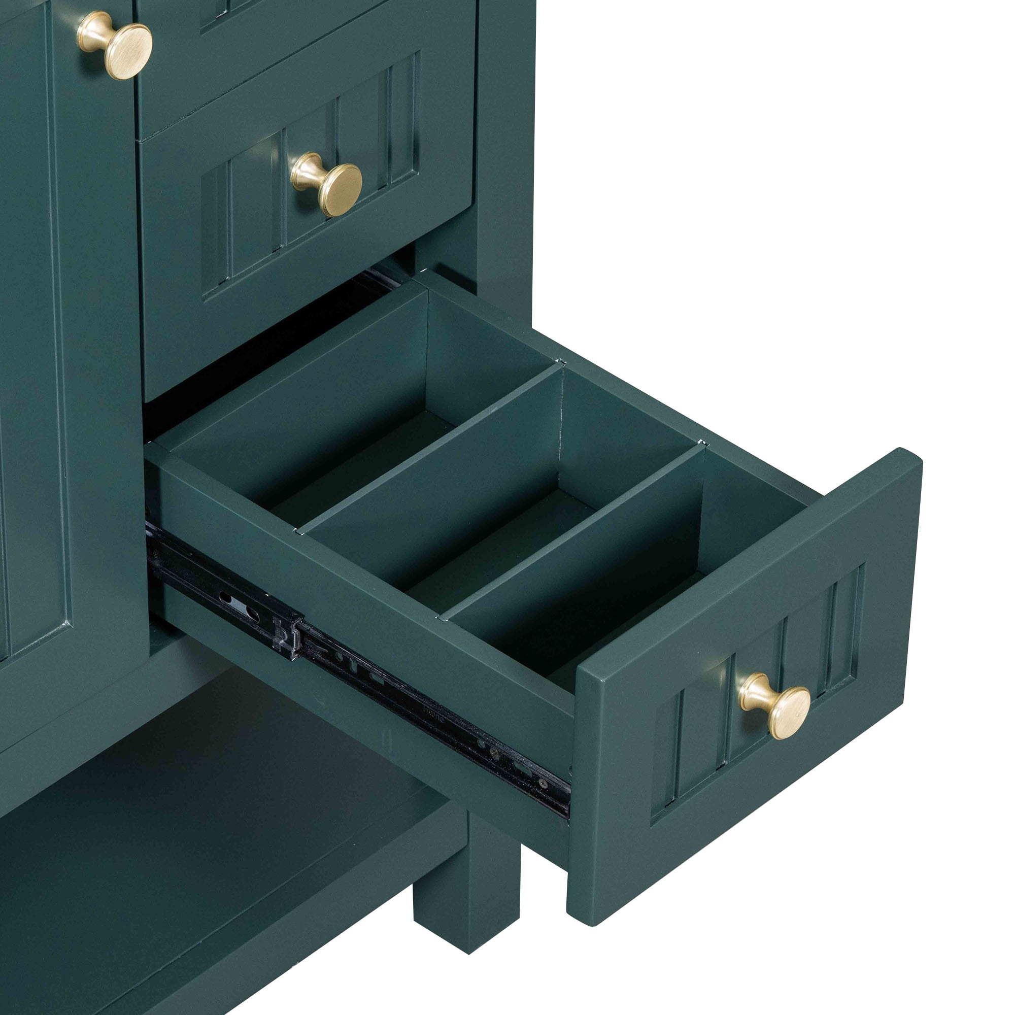 MAYEERTY 30" Modern Transitional Bathroom Vanity Cabinet Combo - With Ceramic Sink, Adaptable Design for Bathrooms