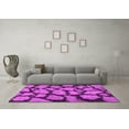 thumbnail image 3 of Ahgly Company Indoor Square Persian Pink Bohemian Area Rugs, 3' Square, 3 of 4