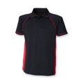thumbnail image 1 of Finden & Hales - Polo deportivo/de deporte transpirable para hombre/caballero - Verano/ Vacaciones/ Golf (Negro/Rojo), 1 of 1