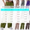 thumbnail image 3 of Uaswgudfs Women's Elastic Waist Loose-Fit Cargo Pants with Spacious Legs, Made of Durable Fabric Black M, 3 of 8
