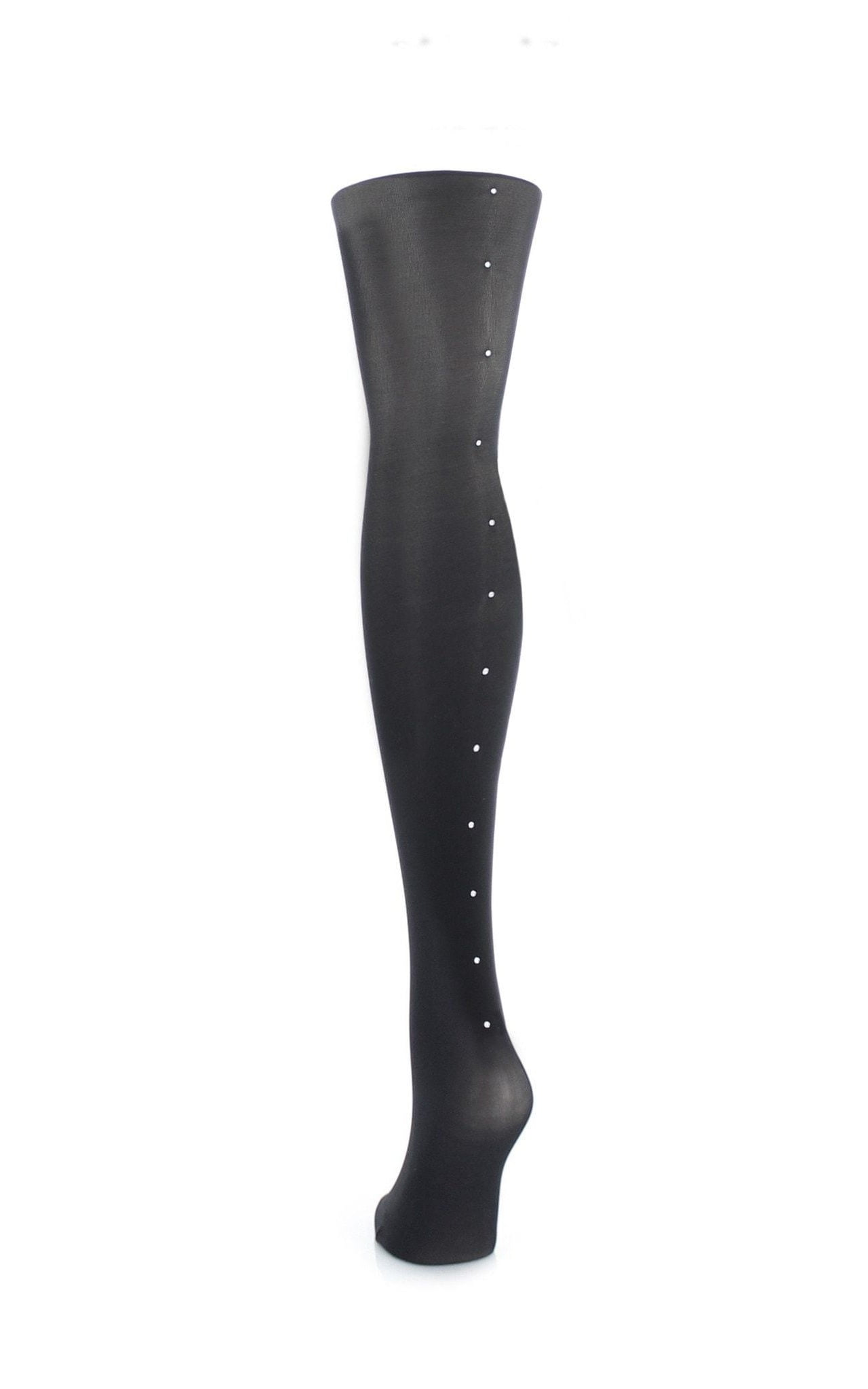 MeMoi Rhinestone Backseam Girls Tights 