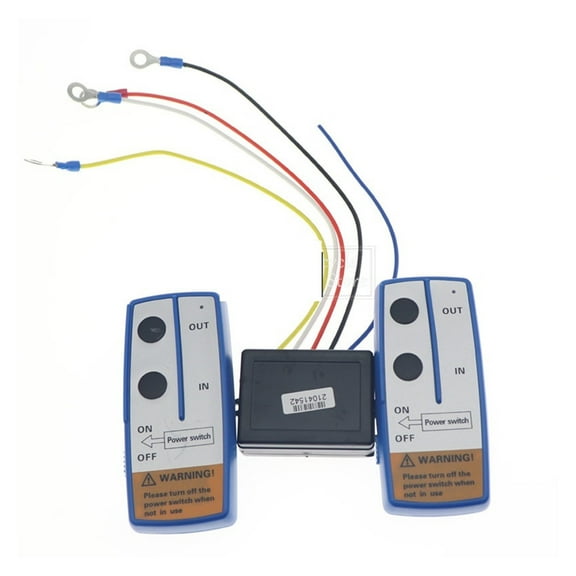 12V 24V Car Wireless Winch Electric Remote Control Manual Transmitter Set Truck SUV Vehicle Trailer Kit Handset Switch Controlle