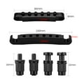 thumbnail image 2 of Guitar Roller Saddle Tailpiece Set with Studs for 6-String Electronic Guitar, 2 of 6