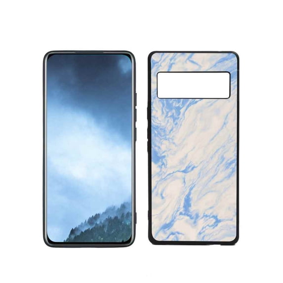 Blue-Marble-13 Phone Case, Degined for Google Pixel 6 Pro(2021) Case Men Women, Flexible Silicone Shockproof Case for Google Pixel 6 Pro(2021)