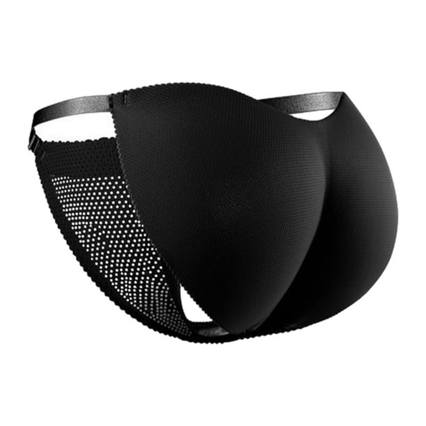 Sonducket Realzador de cadera y cintura Sexy, Invisible para fiesta y espectáculo, ropa interior, trasero falso, relleno grueso Prendas para la parte inferior del cuerpo negro METRO