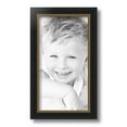 thumbnail image 2 of ArtToFrames 7x13 inch Black Velvet with Gold Picture Frame, Black MDF Poster Frame (4690), 2 of 5