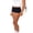 Dark Blue, variant on LMLYSoH Women Mini Shorts Solid Color Ruched Low Rise Tight Shorts Casual Booty Shorts Summer Streetwear