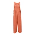 thumbnail image 4 of Workout Casual Pants for Women Wide Leg Jumpsuit Spring Summer Casual Loose Bib Overalls Pants Jumpsuits Pants Xxxl, 4 of 5