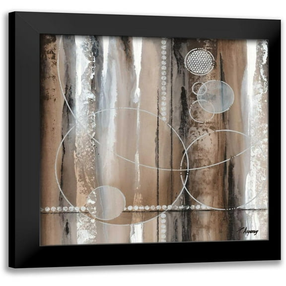 Angeney, Tamara 12x12 Black Modern Framed Museum Art Print Titled - Whirligig I