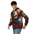 thumbnail image 4 of Lsque Chucky for Mens Full-zip Hoodie, Zip-up Pullover Hooded Sweatshirt, Kangaroo Pocket Hoodie Ideal for Daily Wear, Travel, and Home-Small, 4 of 8